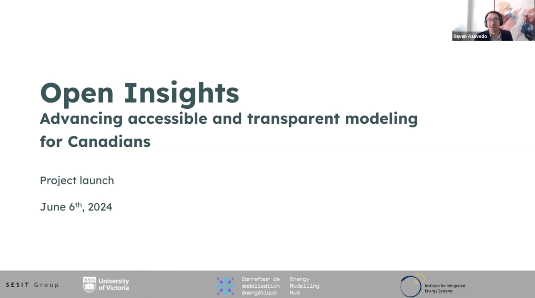 Open Insights – Energy Modelling Hub